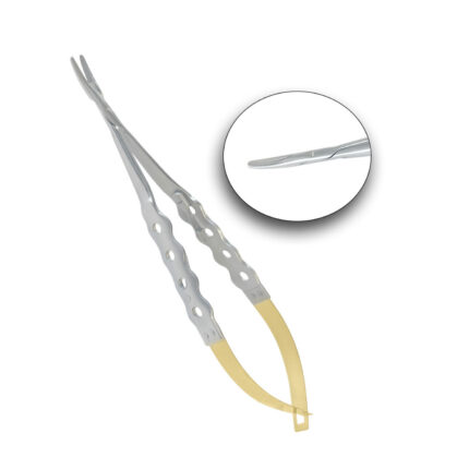 Castro-Viejo Needle Holder Twist Joint, Curved 16cm TC