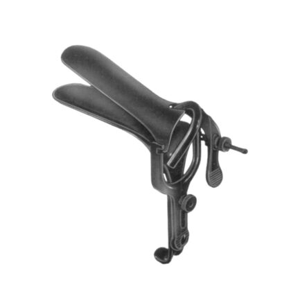 Grave Vaginal Speculas 75mmx20mm Black Insulated For Laser Surgery