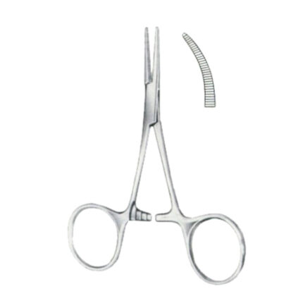 Hartmann Hemostatic Forceps BJ Straight 1:2 10cm/4