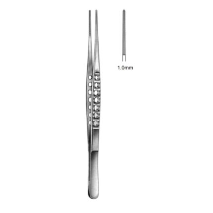 DeBakey-Light Fcps Atrauma 1.0mm, 15.0cm