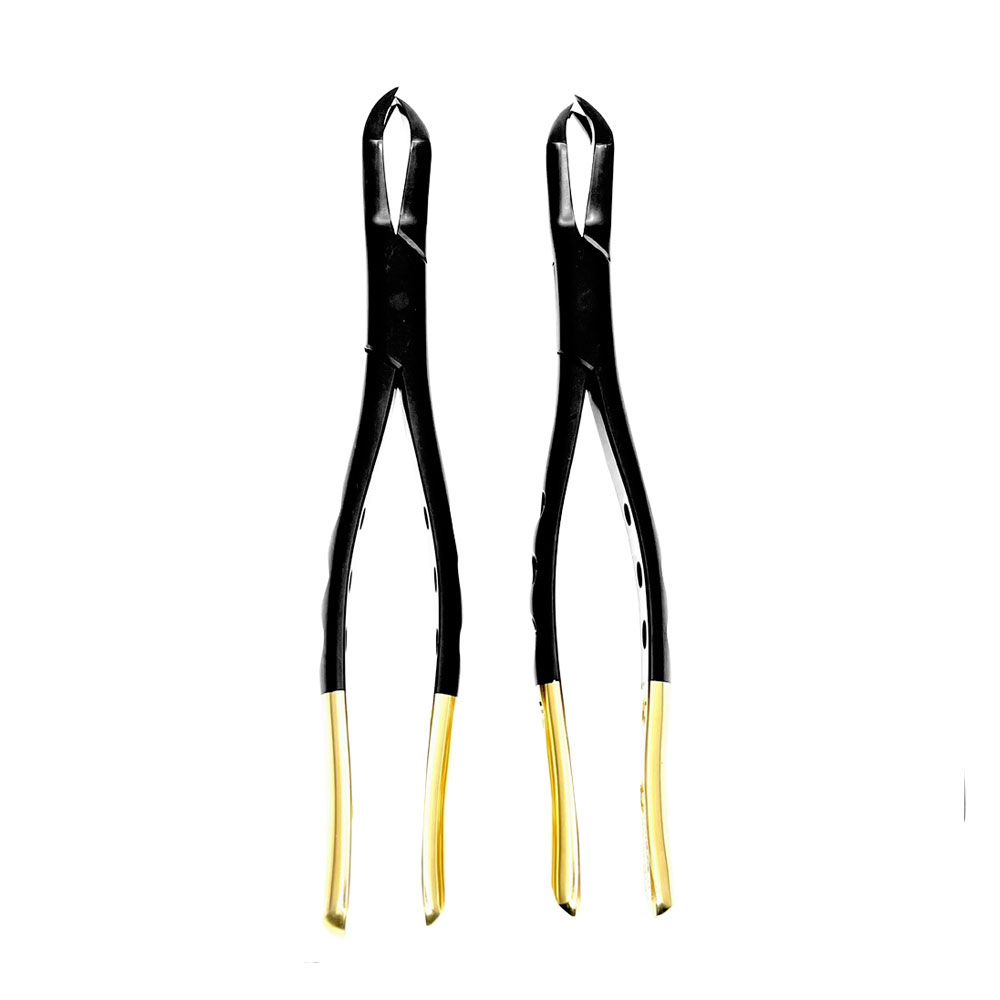 Extracting Forceps Set Fig Extracting Forceps Set Fig. 88R – 88L Upper Molars BLACK-GOLD – Precision Dental Surgical Instrument
