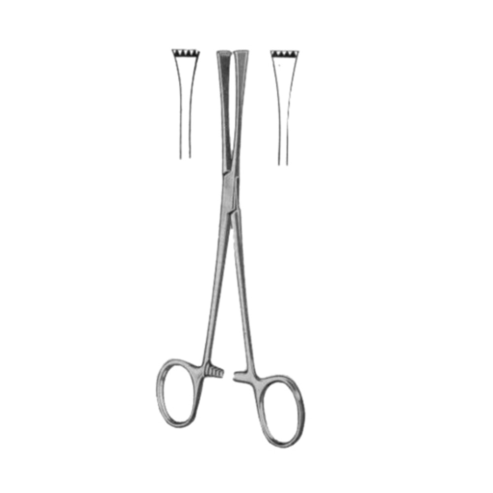 Lockwood-Allis Intestinal Atrauma Tissue Forceps BJ 16cm/6 1/4"