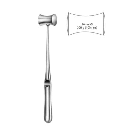 Williger B/Mallet Lead filled 300g, 26mm,24cm