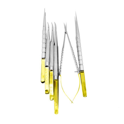 Micro Surgery Needle Holders-Scissors-Forceps Set CVD