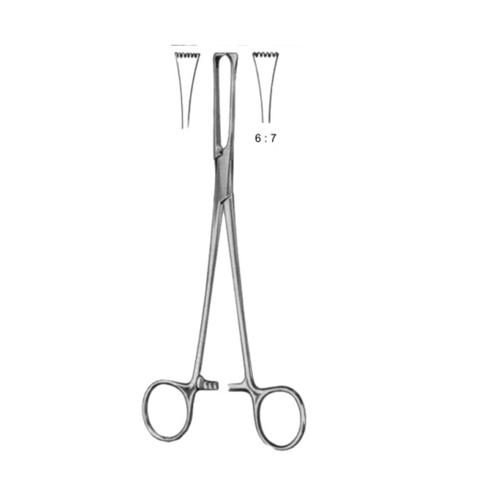 Thoms-Allis Intestinal Atrauma Tissue Forceps BJ 20cm/8"