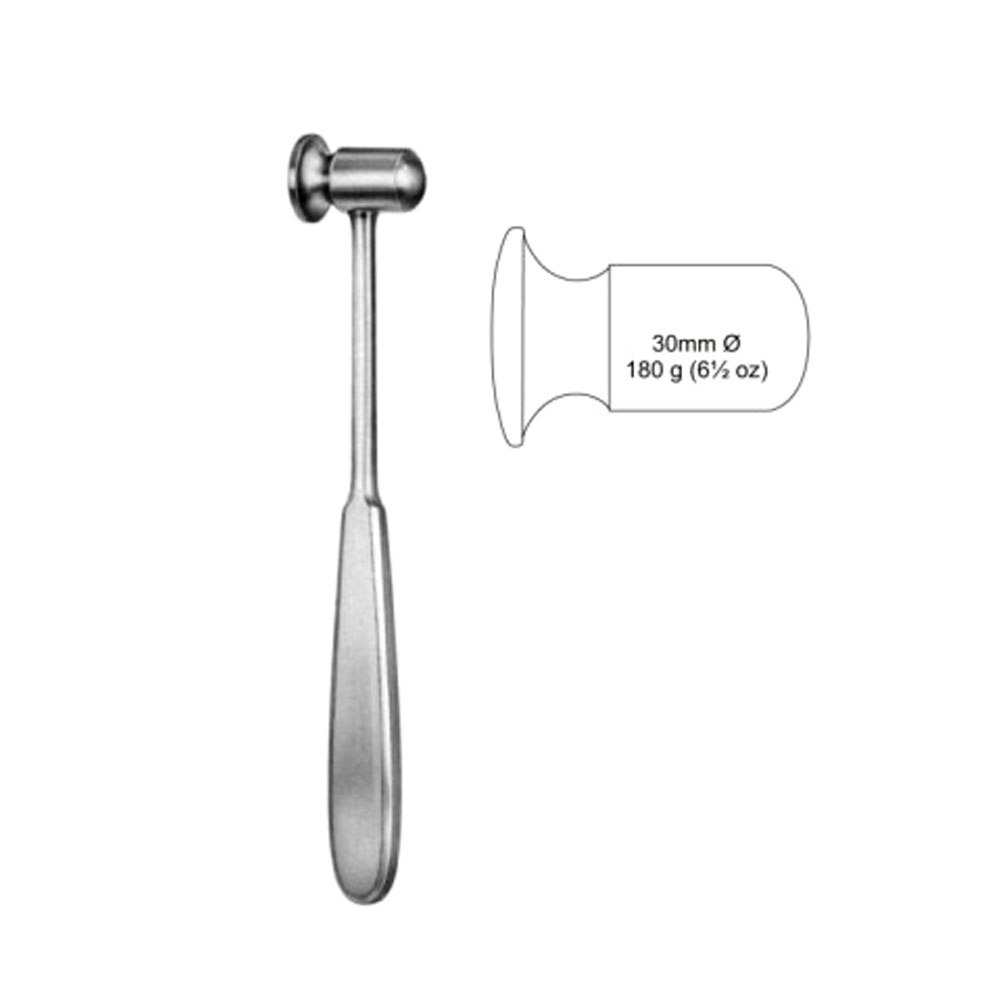 Doyen Bone Mallet dia 30mm, 180g, 21cm