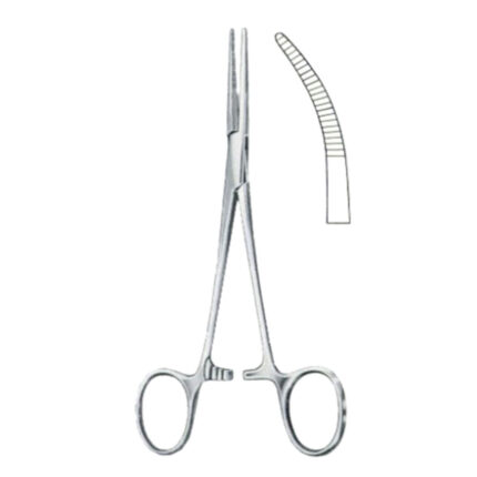 Kelly HemostaticForceps BJ Curved 14cm/5 1/2"