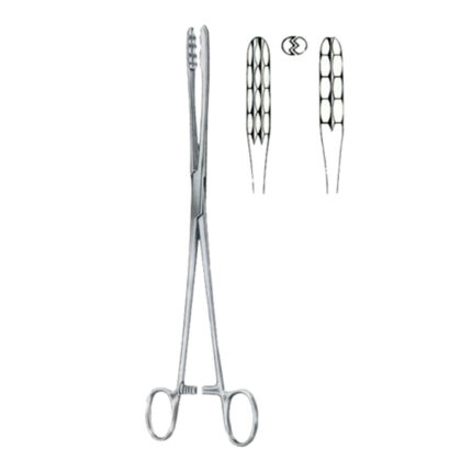 Ulrich Cotton Swab Forceps BJ Straight 27cm/10 1/2"
