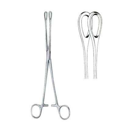 Foerster Sponge Holding Forceps BJ Straight 18cm/7" Smooth