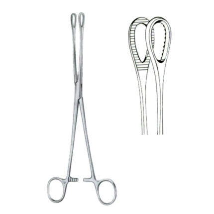 Foerster Sponge Holding Forceps BJ Straight 20cm/8" Serrated