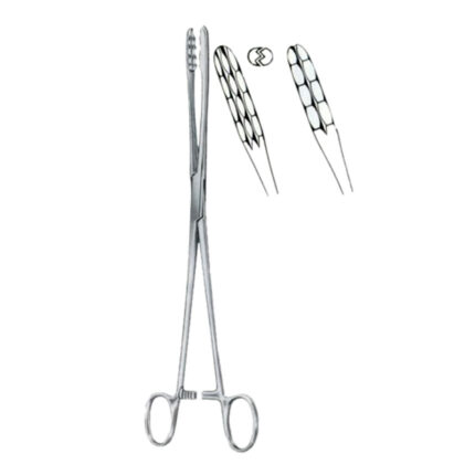 Ulrich Cotton Swab Forceps BJ Curved 22cm 8/ 3/4"