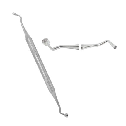 Graft Packer, Serrated Tips 3/4mm – Precision Dental Surgical Instrument
