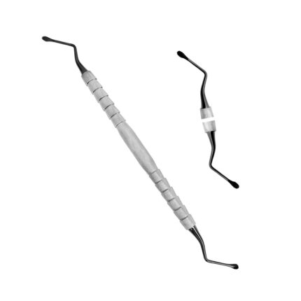 Lucas Bone Curettes Micro Serrated 3MM-BLACK – Precision Dental Surgical Instrument