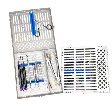 Atraumatic Extraction Kit – 11 Instruments in Cassette – Precision Dental Surgical Set