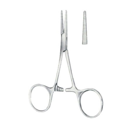 Hartmann Hemostatic Forceps BJ Straight 10cm/4"