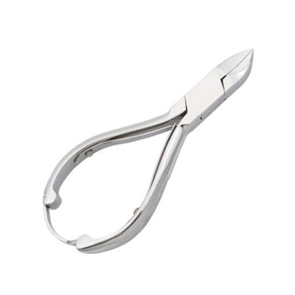New Design Double Spring Concave Blade Textured Handle Nail Nippers
