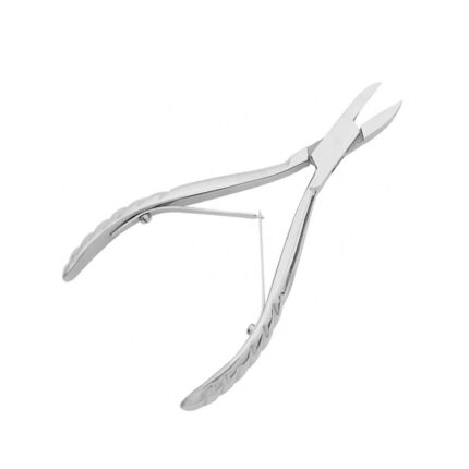 Textured Handle Straight Blade Double Spring Nail Nipper