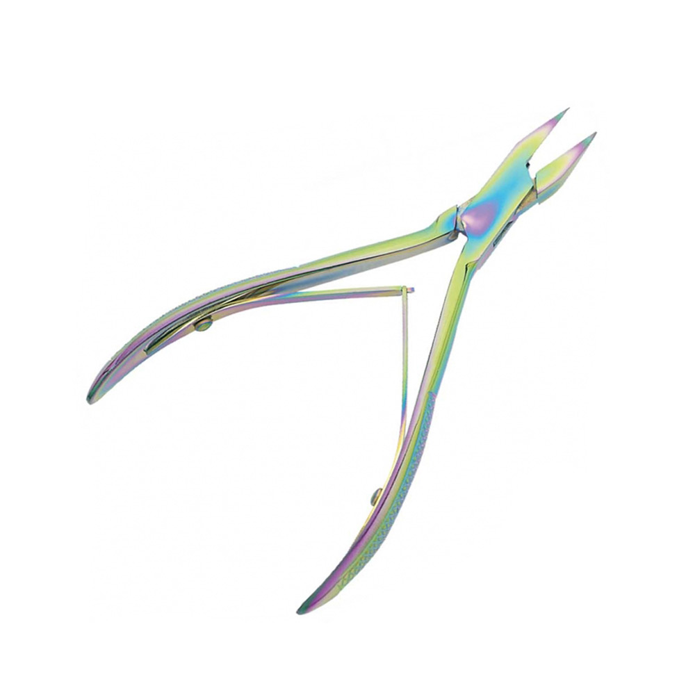 Multi Color Coated Double Spring Nail Nippers 1 Multi Color Coated Double Spring Nail Nippers