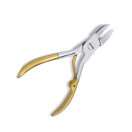 Half Gold Plated Single Spring Nail Nippers