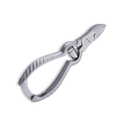 Textured Barrel Spring Nail Nippers with Lock