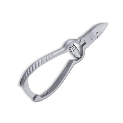 Textured Handle Barrel Spring Nail Nippers with Lock